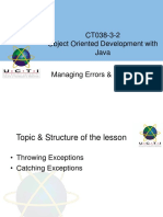 Managing Errors Exception - 11