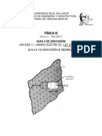 Guía 3 Discusión Campo Eléctrico. Ley de Gauss