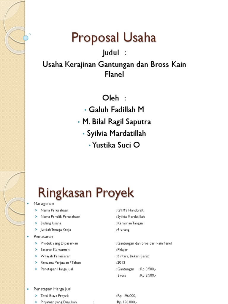 Dokumen Tips Contoh Proposal Usaha