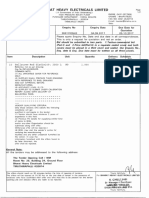 BHEL Enquiry for Ballscrew Rod Supply