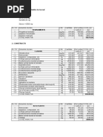 Deviz Lucrari Constructii Model | PDF