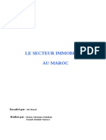 Seteur Immobilier Au Maroc