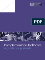 Complementary Healthcare - A Guide For Patients (55 P.) PDF