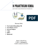 Laporan Praktikum KIMIA (Larutan Elektrolit Dan Nonelektrolit)