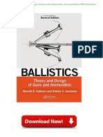 Ballistics Theory and Design of Guns and Ammunition, Second Edition PDF Download PDF