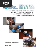 PROGRAMA DE ASISTENCIA TECNICA PARA MEJORAR LA GESTION COMERCIAL  DE  LAS ENTIDADES PRESTADORAS DE  SERVICIOS DE SANEAMIENTO