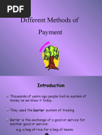 Different Methods of Payment