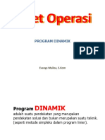 Pertemuan VI (Program Dinamik)