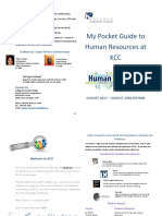 My Pocket Guide To Human Resources at KCC