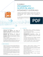 Pegamentos-Super Blanco Flexible