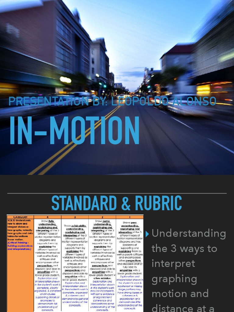 In Motion | PDF | Physics | Nature