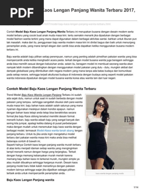 9200 Model Baju Kaos Korea Lengan Panjang Gratis Terbaru