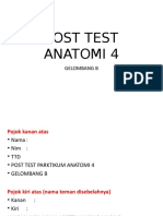 Post Test Anatomi 4