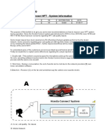 Service Bulletin: Honda Connect HFT - System Information