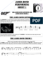James Bond Performing Sheets EDIT