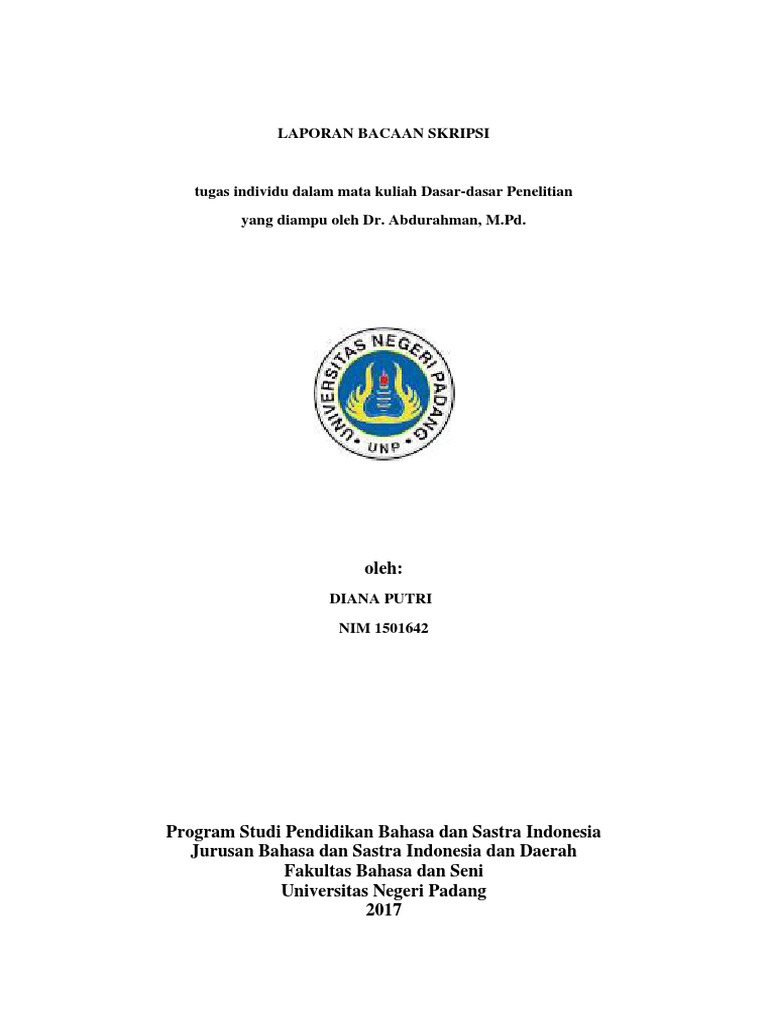 Laporan Bacaan Skrips1  PDF