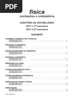 Física - Oscilações e Ondulatória - Vestibulares 2017
