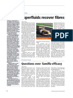 Superfluids Recover Fibres: Questions Over Efficacy
