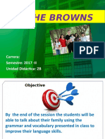 The Browns: Carrera: Semestre: 2017 - II Unidad Didáctica: 2B