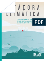 Bitácora Climática: propuesta de modelo para implementar la Contribución Nacional en Mitigación