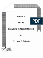 Roberts - Evaluating Historical Materials