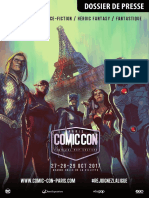 Comic Con Paris 2017- Dossier de Presse BD
