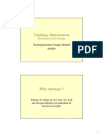 Topology Optimization: Homogenization Design Method (HMD)