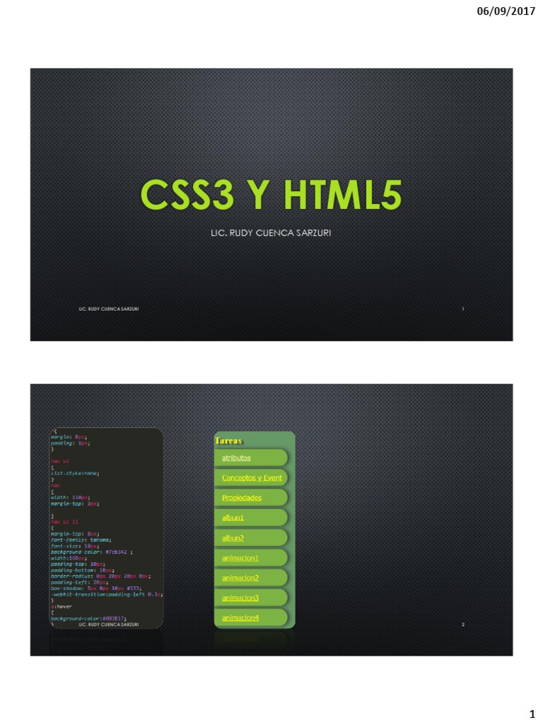 CSS3 Y HTML5_v1 | Software | Informática | Prueba gratuita de 30 días ...