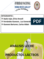 LACTEOS Y ANALISIS