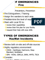 Types of Emergencies