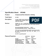 Specification Sheet: SF2400: Product: Compressed Non Asbestos Jointing Trade Name: Description