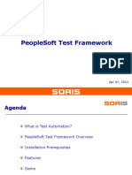 SOAIS - PeopleSoft Test FrameWork