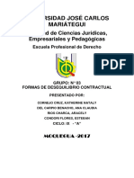 Formas de Desequilibrio Contractual