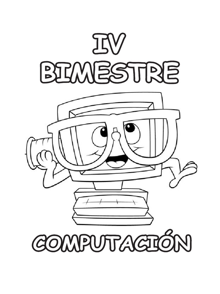 Portada Caratula Curso de Computación - IV Bim | PDF | Informática y  tecnología de la información