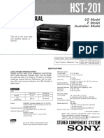 Sony Hst-201 Sen-201 SM