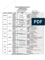 Fiche de Progression Tle D