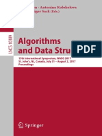 Algorithms Data Structures 15th PDF