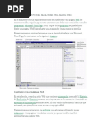 Download TUTORIAL PARA CREAR UNA PAGINA WEB by Ingenieria en Sistemas SN3589321 doc pdf