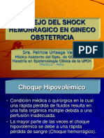 Shock Hemorragico en Obstetricia. - Dr. Patricia Urteaga Vargas