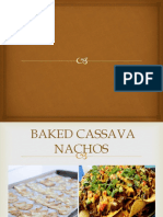 Sample Proposal Presentation - Baked Cassava Nachos