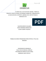 Alcance de la ley de acoso laboral en la dignidad laboral pública