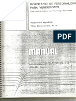 Manual IPV Inventario de Personalidad para Vendedores 1 PDF