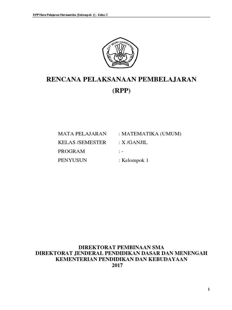 RPP KD 32 K13 MENJELASKAN DAN MENENTUKAN PENYELESAIAN