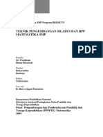 Teknik Pengembangan Silabus RPP Matematika SMP PDF