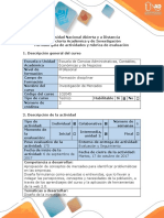 Guía de Actividades y Rubrica de Evaluación Paso 2. Diagnóstico e Identificación de La Necesidad de Investigación