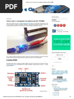 Arduino e Cia_ Como Usar o Carregador de Bateria de Lítio TP4056