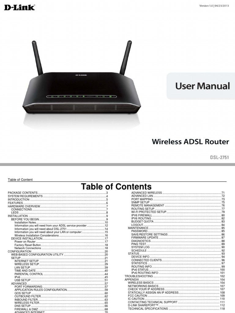 Manual DLINK PDF | PDF | Ip Address | Wireless Lan