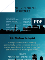 Chapter 2. Sentence Structure