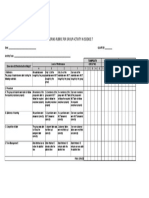 Scoring Rubric Group