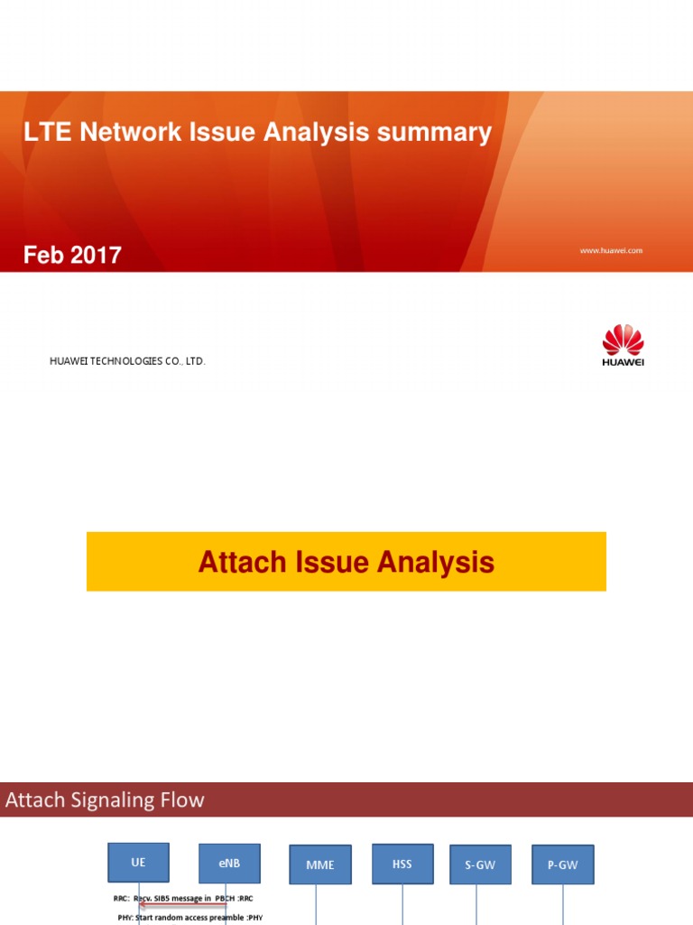 LTE Network Issue Analysis Summary | PDF | Lte (Telecommunication) | 3 G